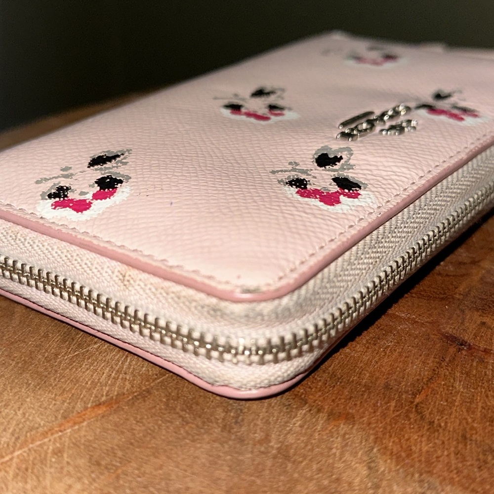 COACH Floral Crossgrain Wallet/Wristlet - Picture 7 of 14